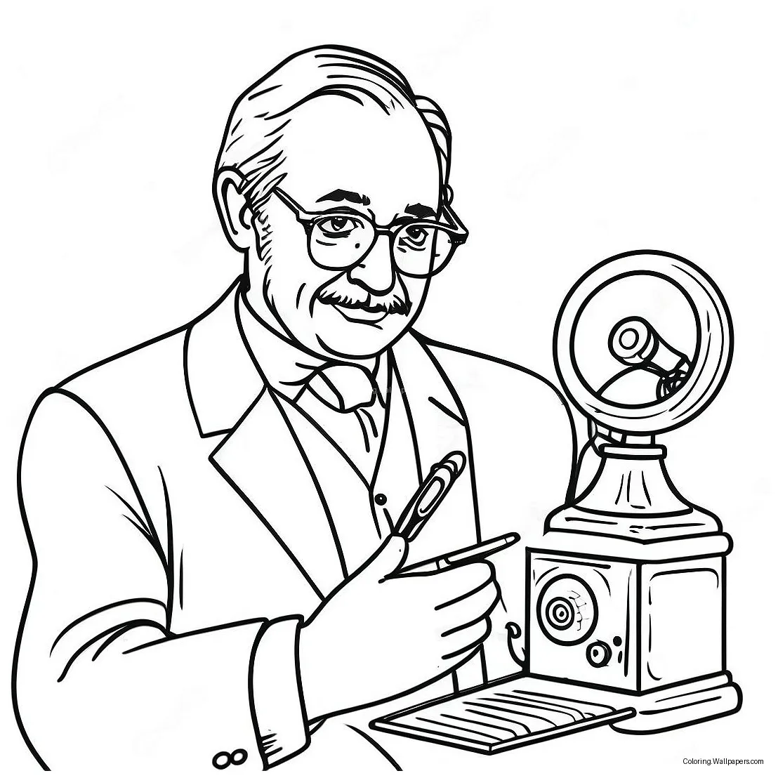 Inventor Coloring Page (72144-57103)