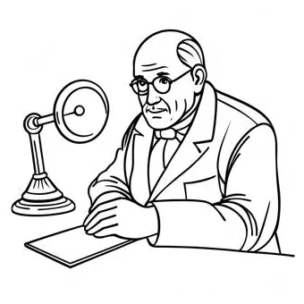 Inventor Coloring Page (72144-57102)