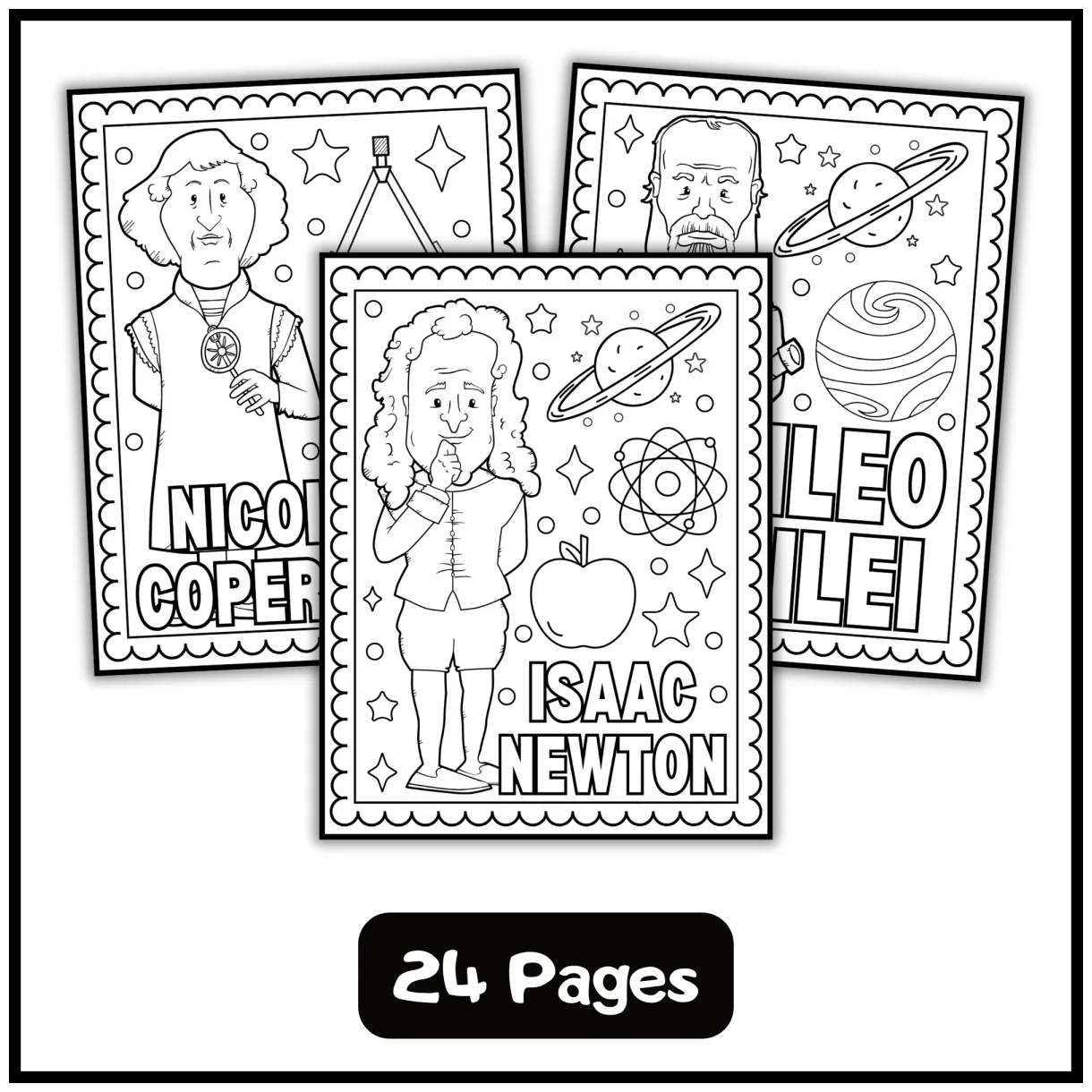Famous Inventor Coloring Pages [2025]
