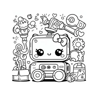 Inventor's workshop coloring book coloring pages printable