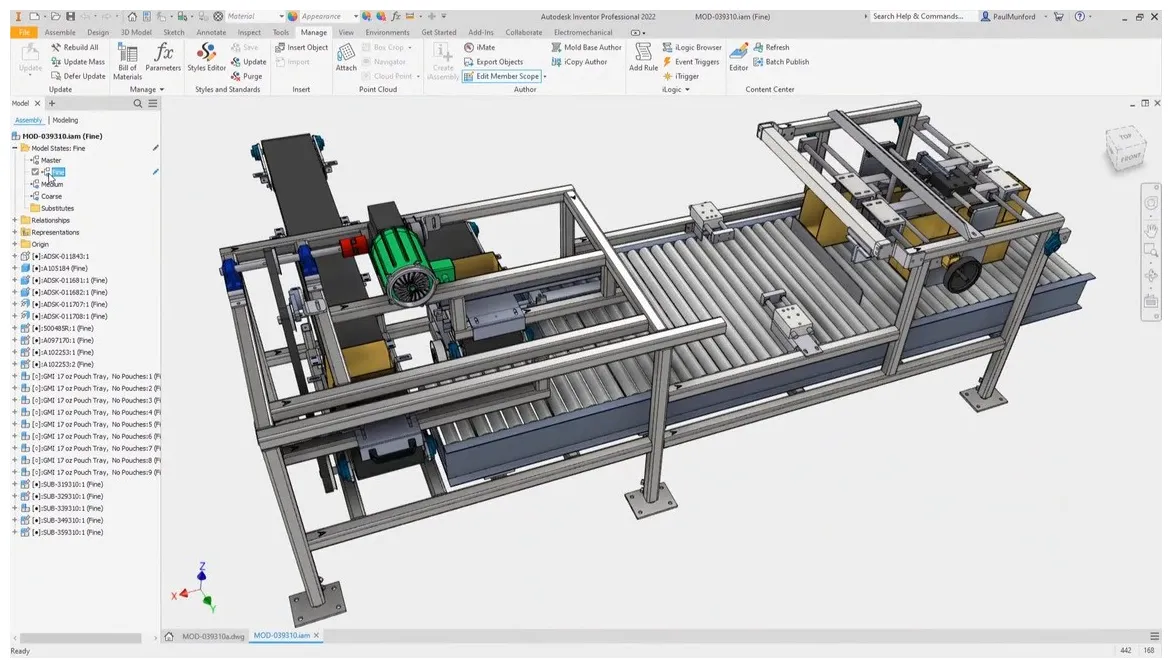 Autodesk inventor models fluidres
