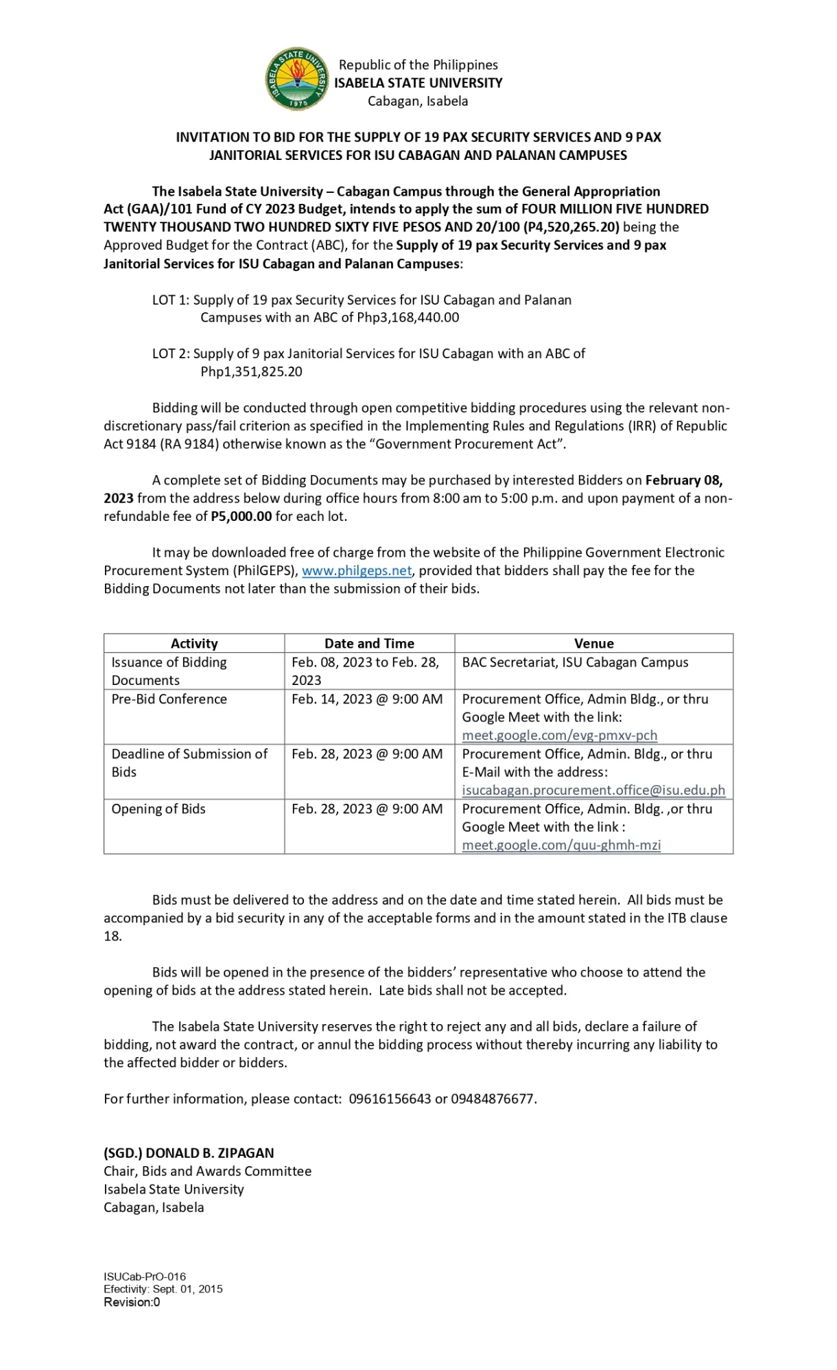 Isabela state university cabagan campus