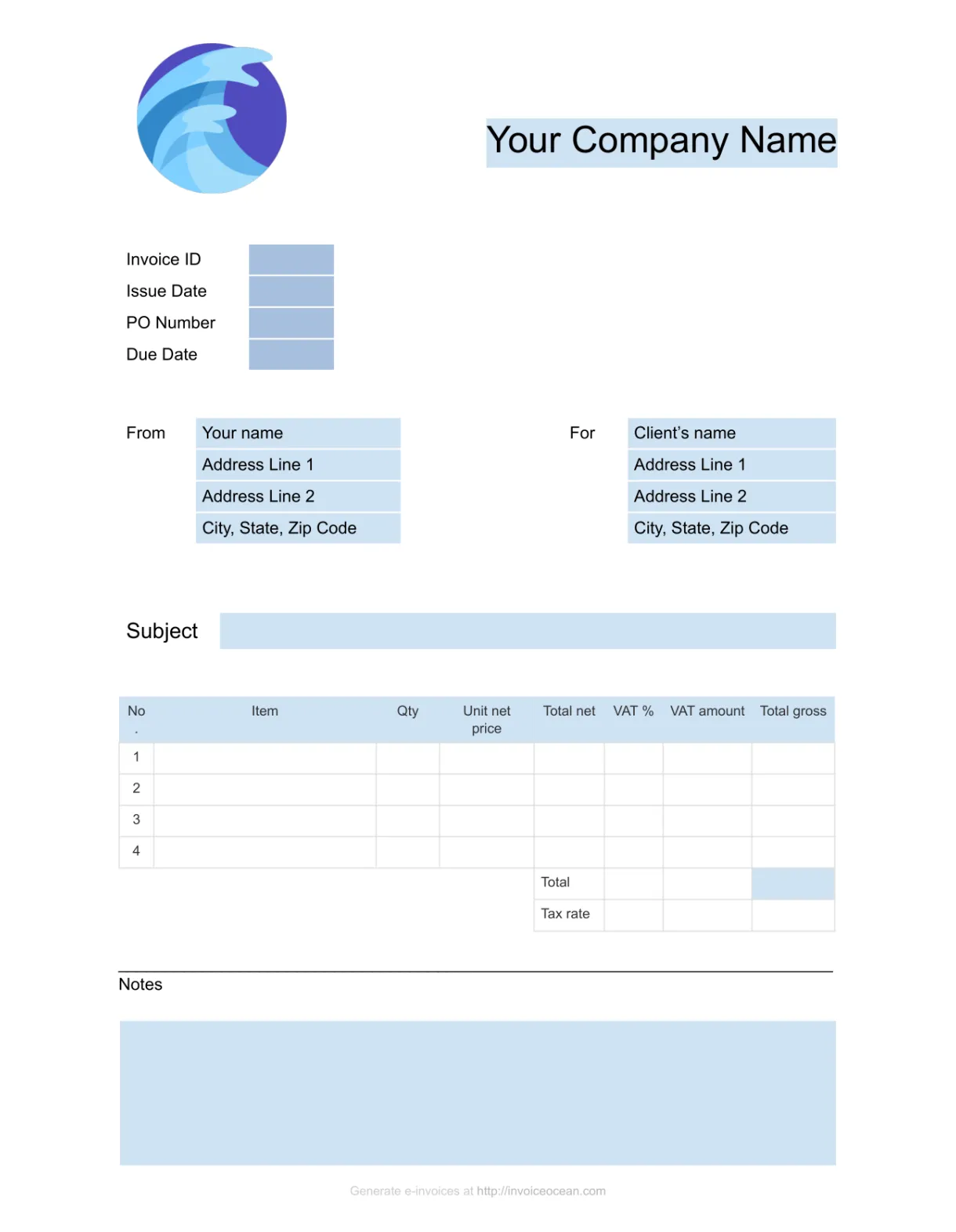 Online invoices invoicing software, invoice