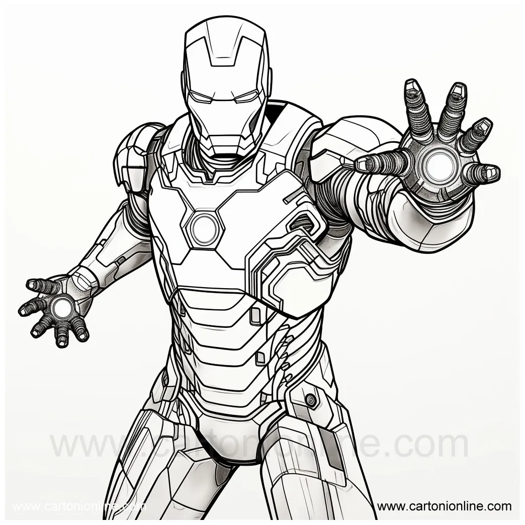Iron-Man 20 coloring page