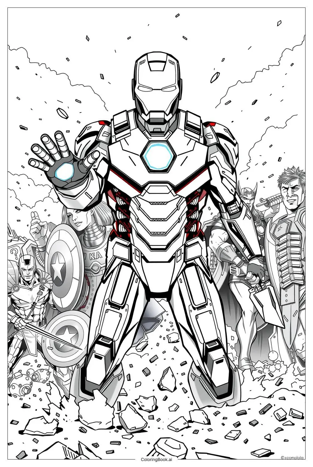 Free ai coloring pages generator coloringbook ai