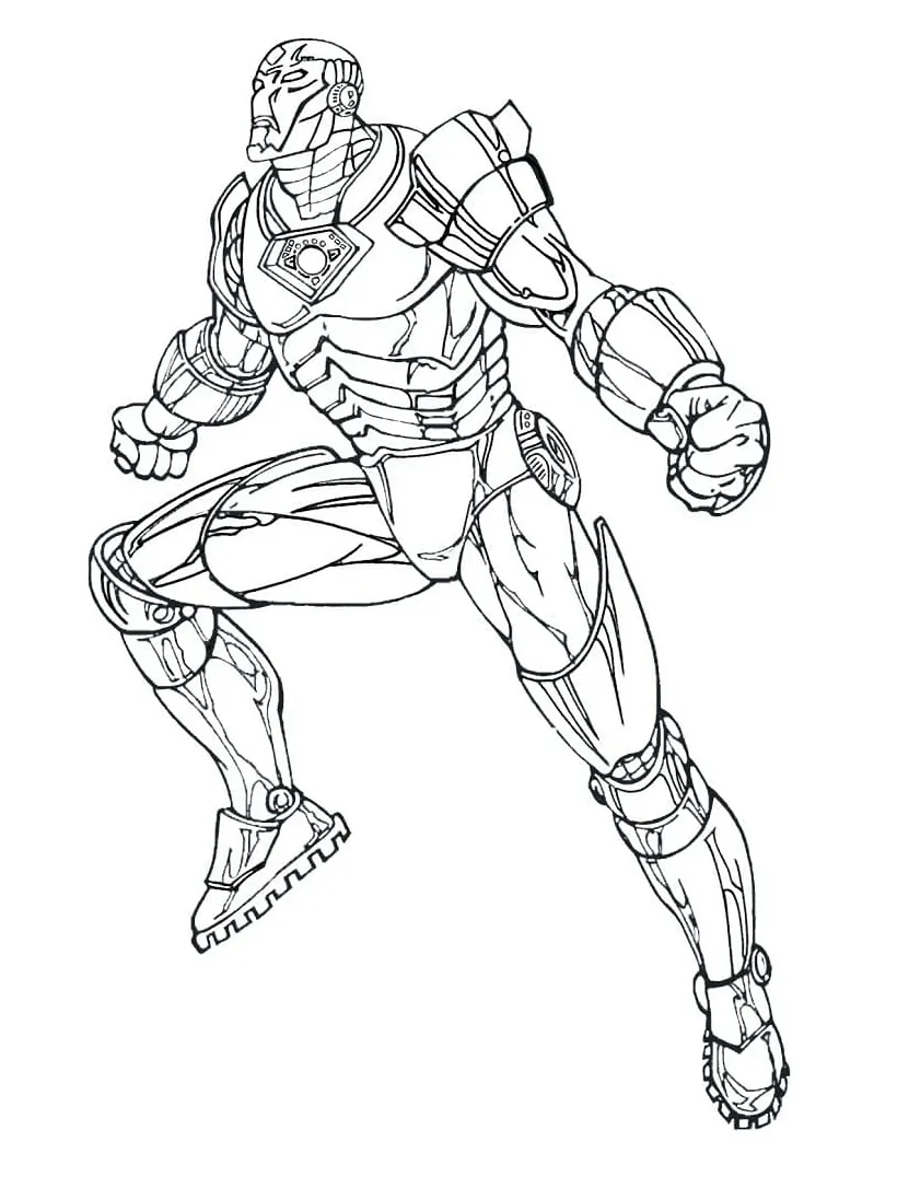 Iron man suit coloring pages