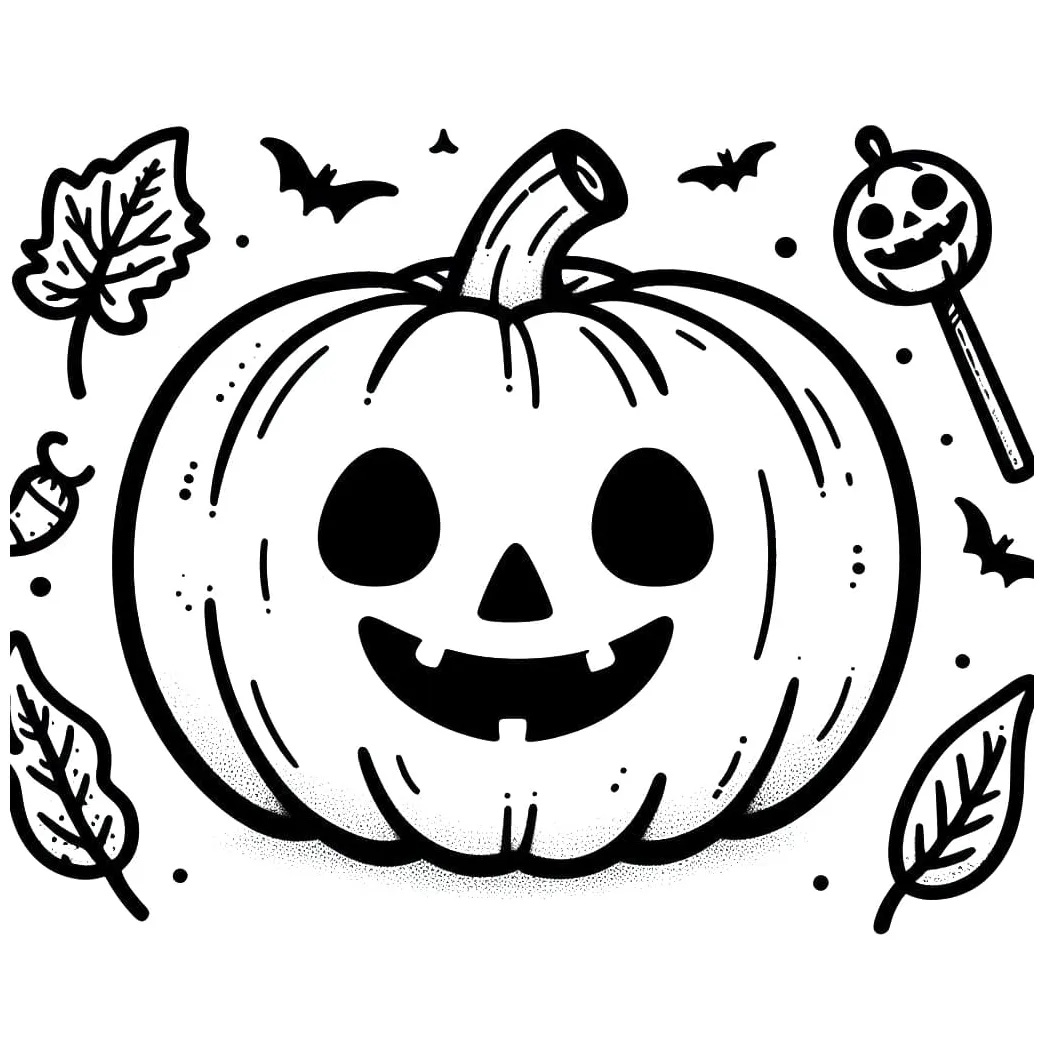 Printable jack o lantern coloring page download, print or color
