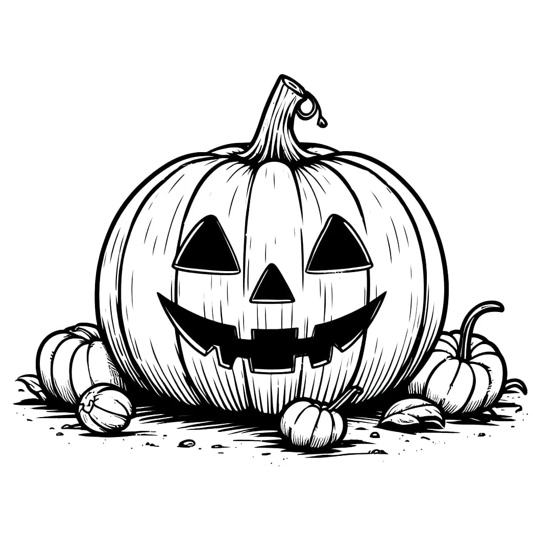 Jack o' lantern coloring pages coloringlib