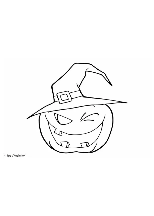 Jack o lantern 6 coloring page