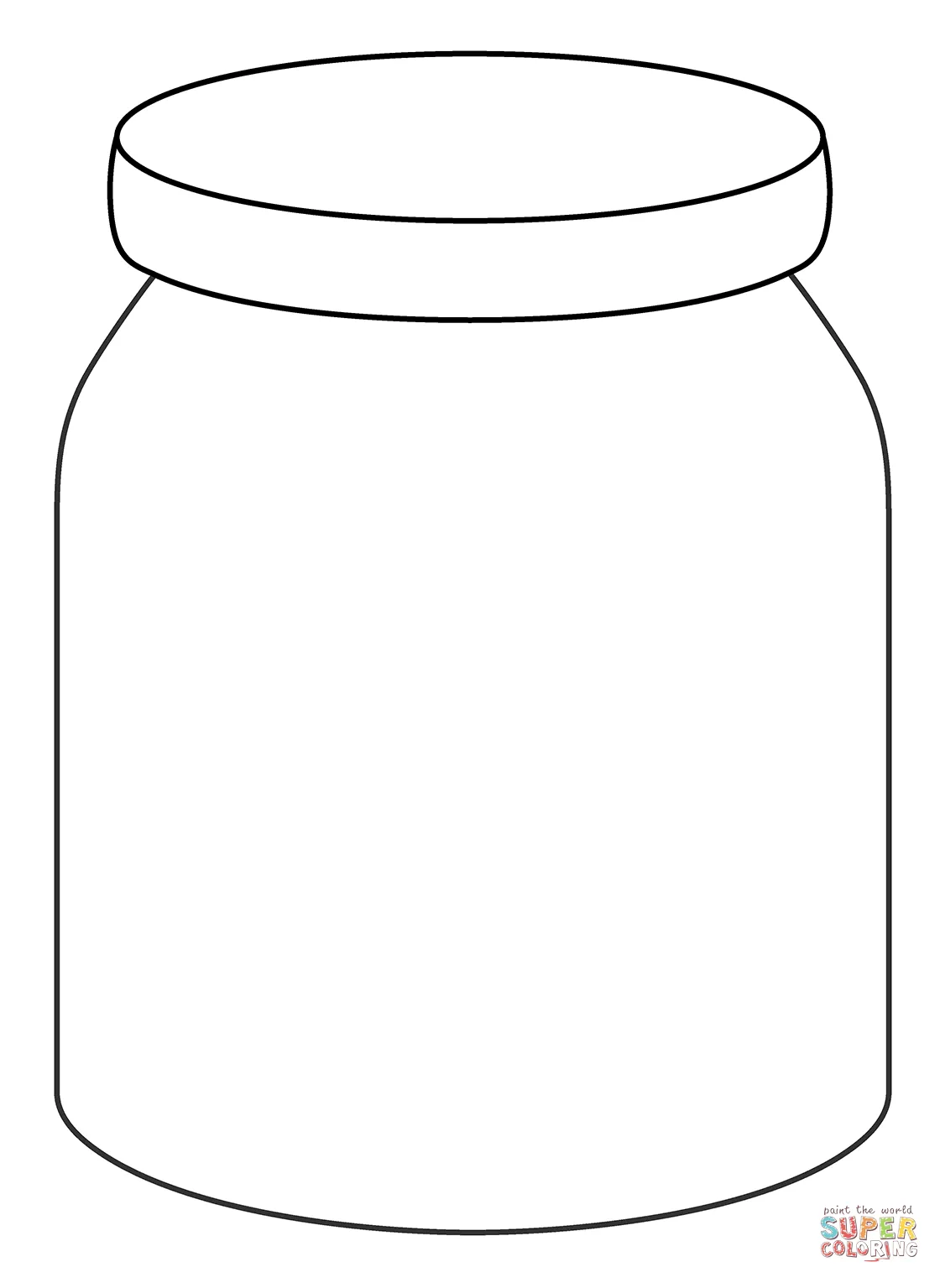 Jar emoji coloring page free printable coloring pages