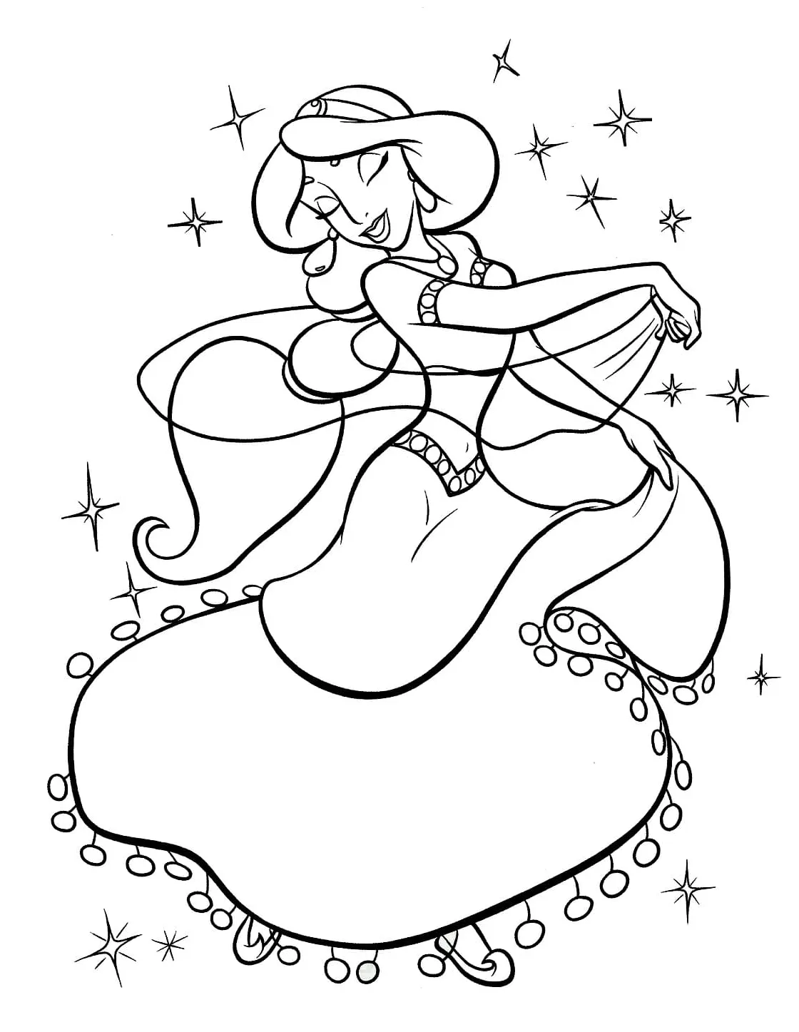 Jasmine 46 coloring page