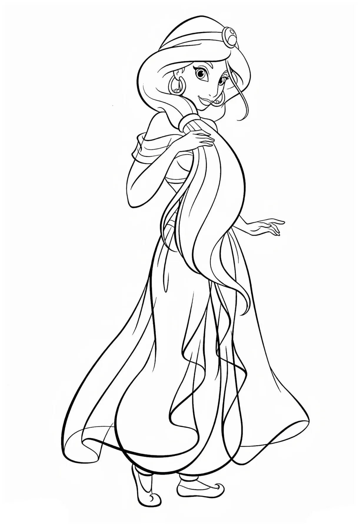 Jasmine 10 coloring page