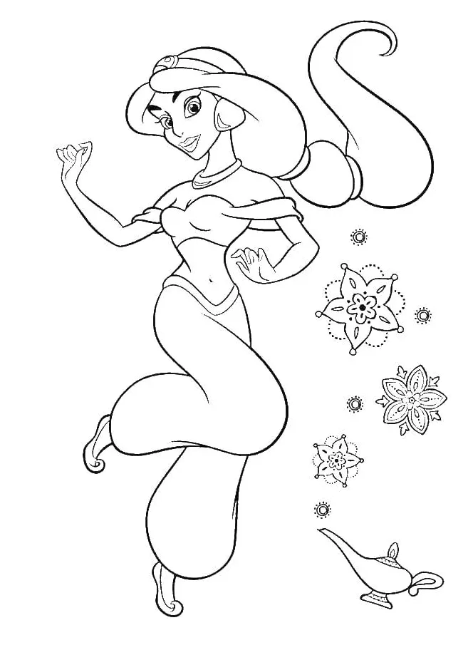 Jasmine 15 coloring page