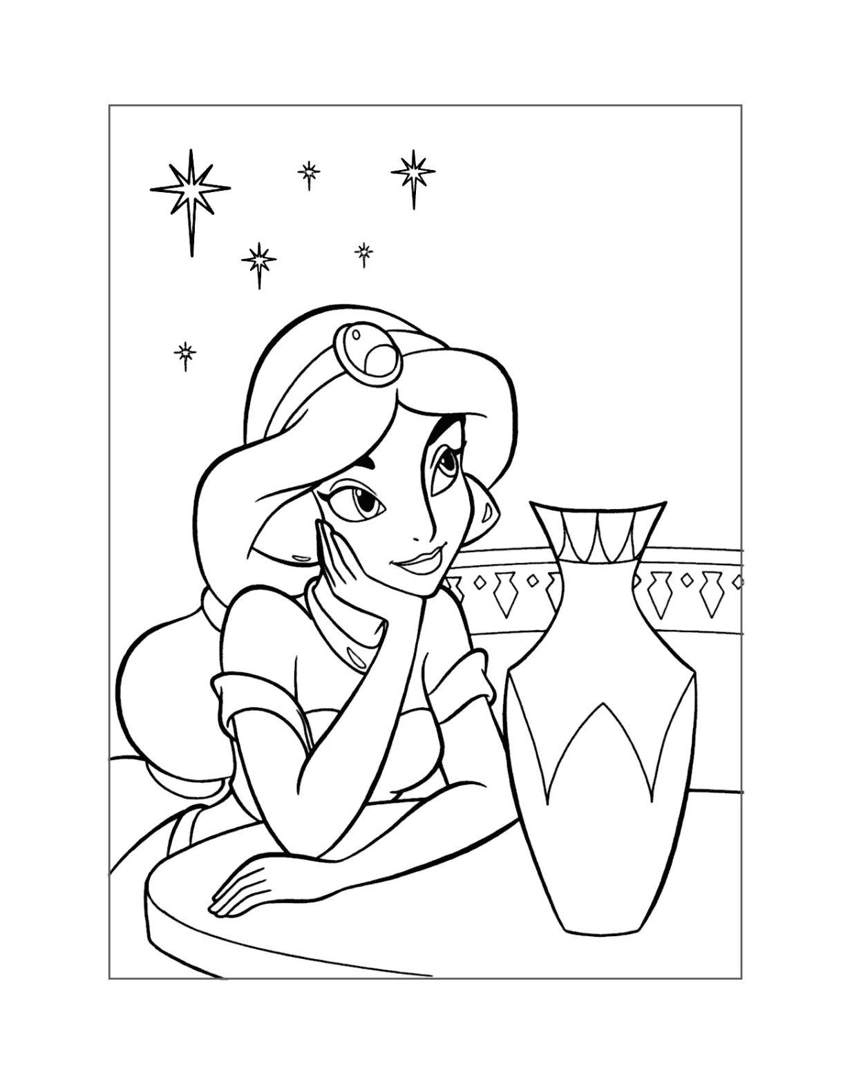 Princess jasmine coloring pages printable coloring pages. free