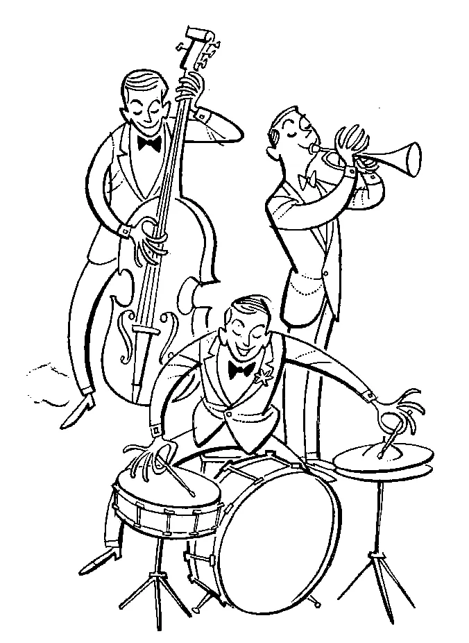 Jazz coloring pages free printable pdf & online coloring