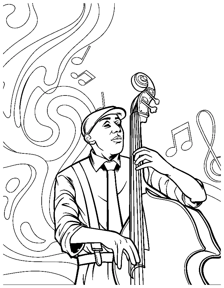 Jazz coloring pages free printable pdf & online coloring