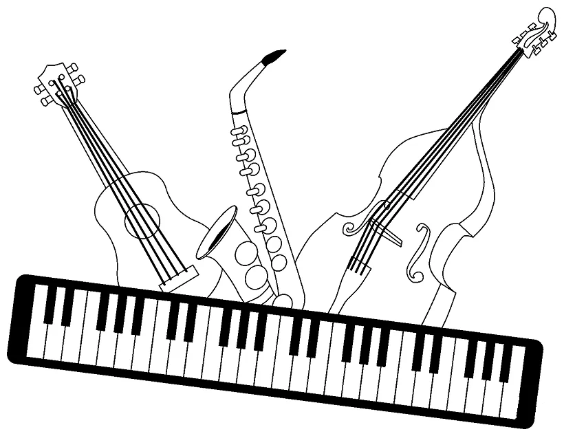 Jazz coloring pages free printable pdf & online coloring