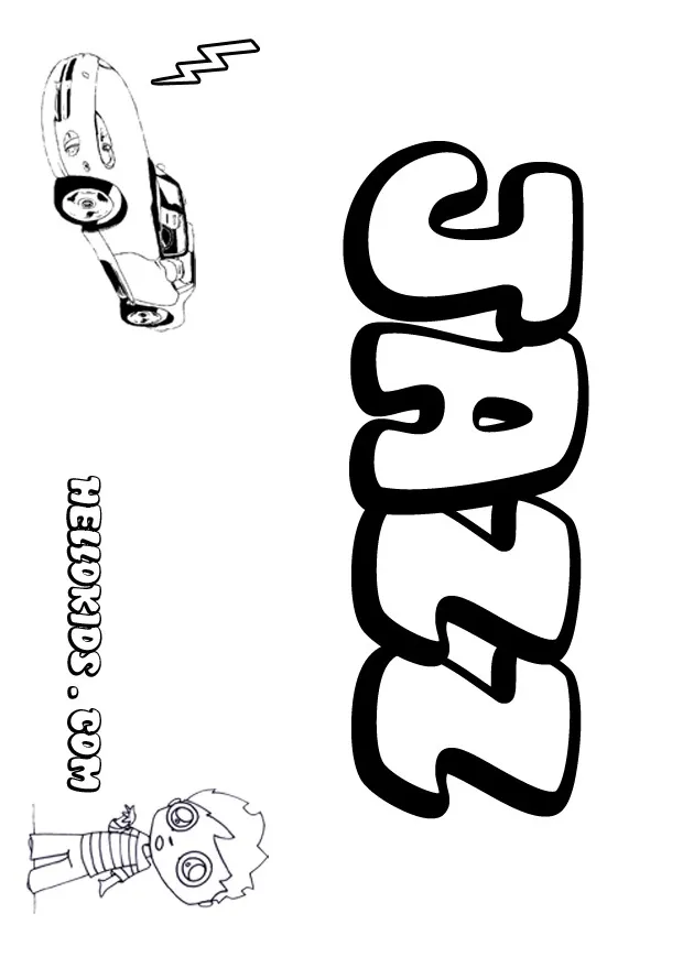 Jazz coloring sheets coloring pages