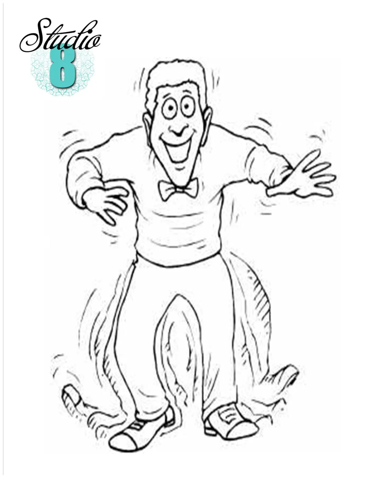 Coloring pages jazz shoes [2025] printable coloring page