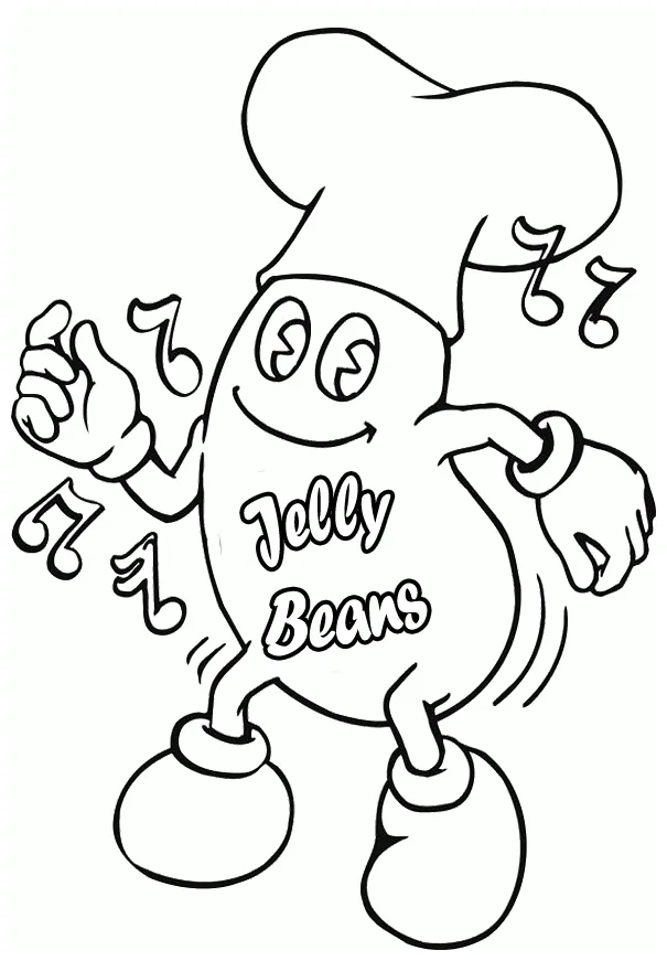 Coloring pages jelly beans coloring home