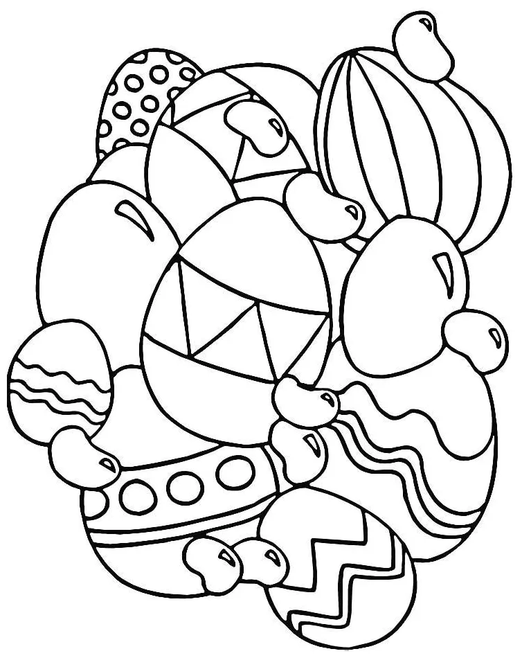 Coloring pages jelly beans coloring home