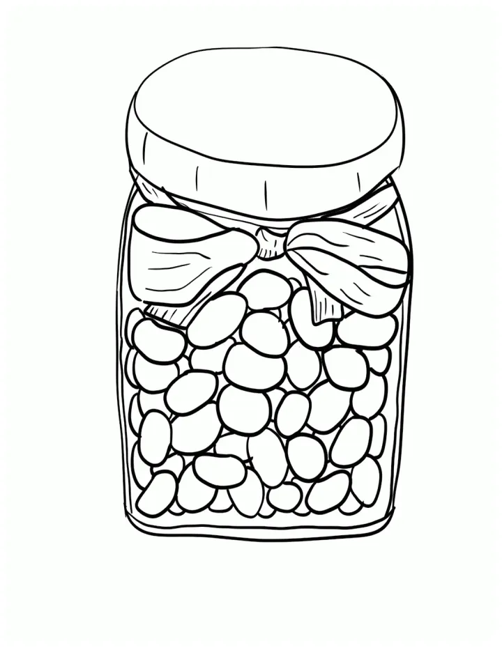 Jelly bean coloring pages coloring home