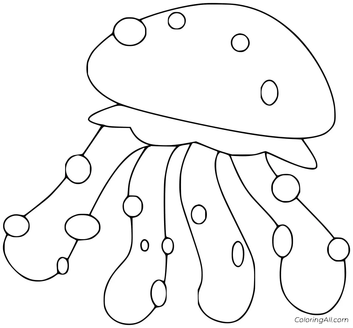 Jellyfish coloring pages coloring cool