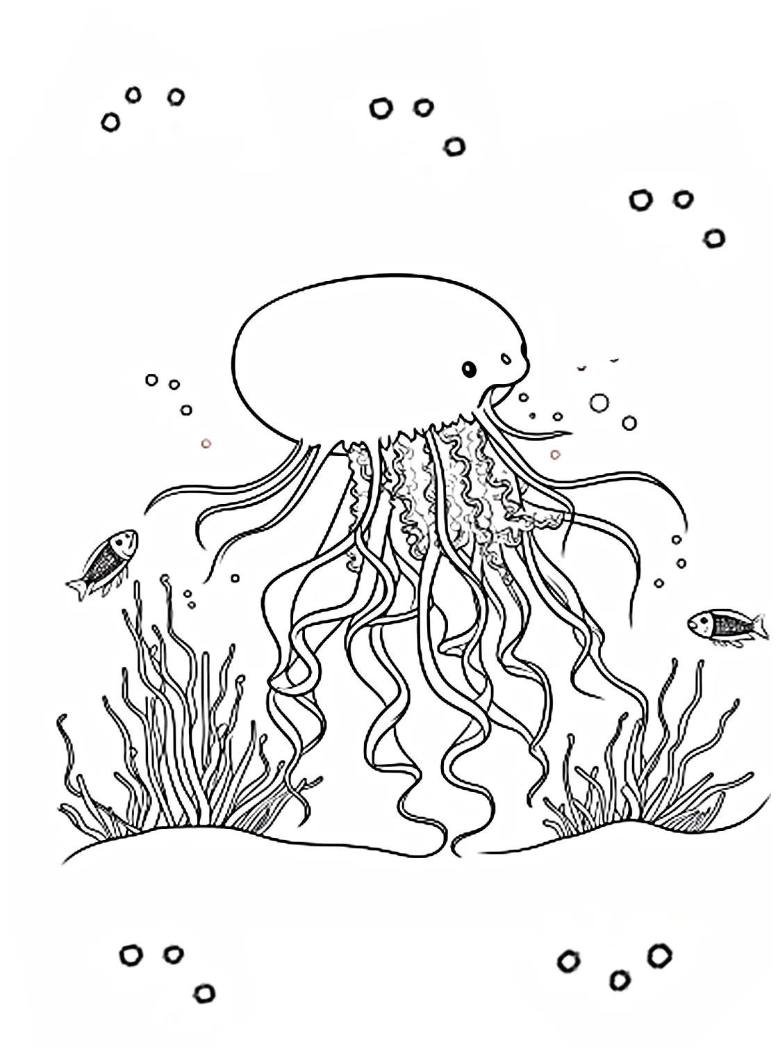 30+ jellyfish coloring pages free printable pdf & online coloring