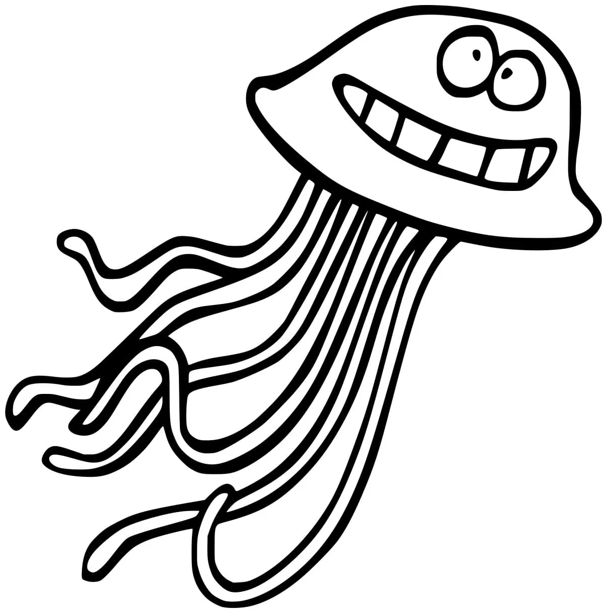 Spongebob SquarePants Jellyfish Coloring Pages - Coloring Cool