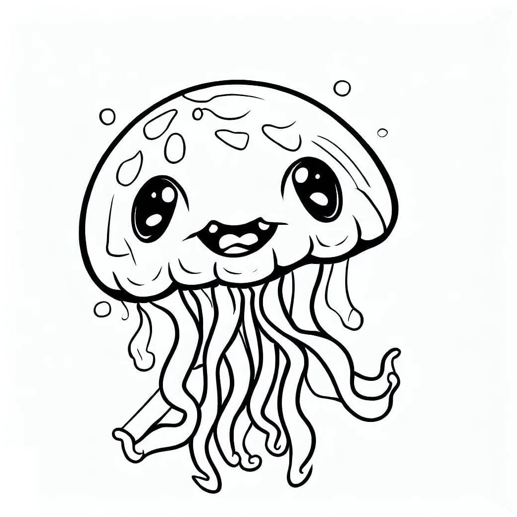 Jellyfish coloring pages coloringlib