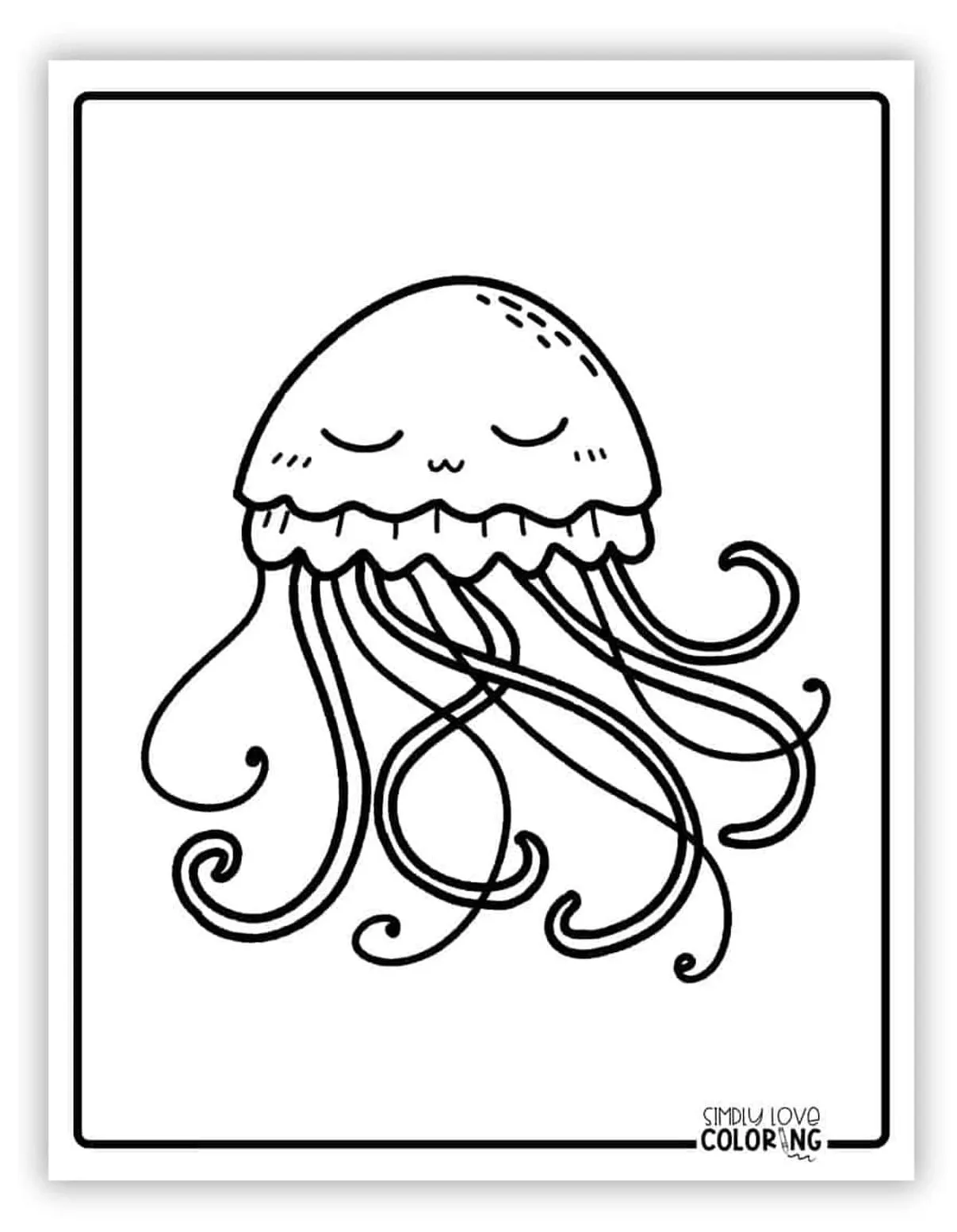 32 jellyfish coloring pages free pdf printables simply love coloring