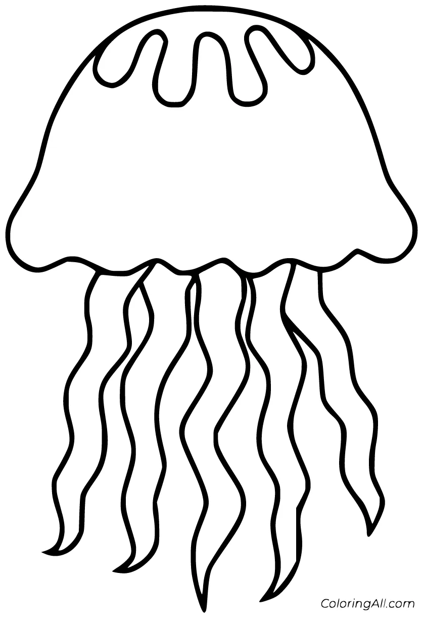 Jellyfish coloring pages 47 free printables coloringall