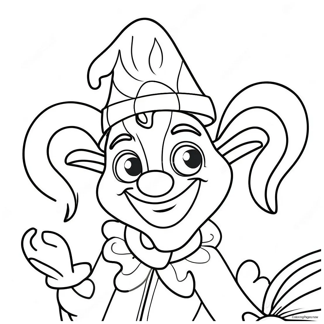 Jester Coloring Page (39073-31242)
