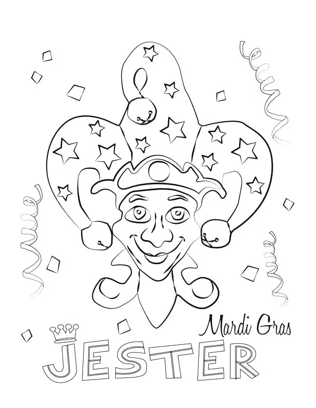 Jester Coloring Pages at GetColorings.com | Free printable colorings