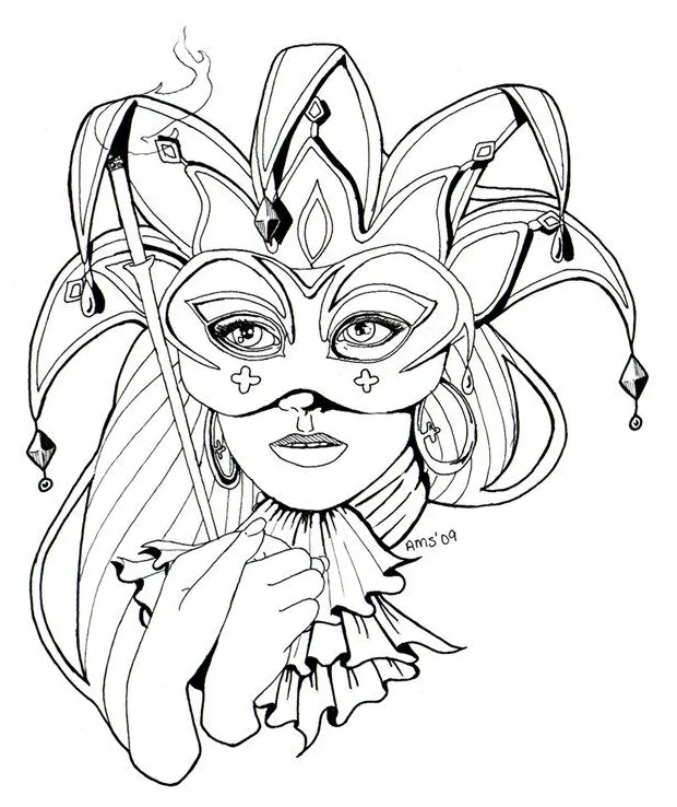 Jester Coloring Pages at GetDrawings | Free download