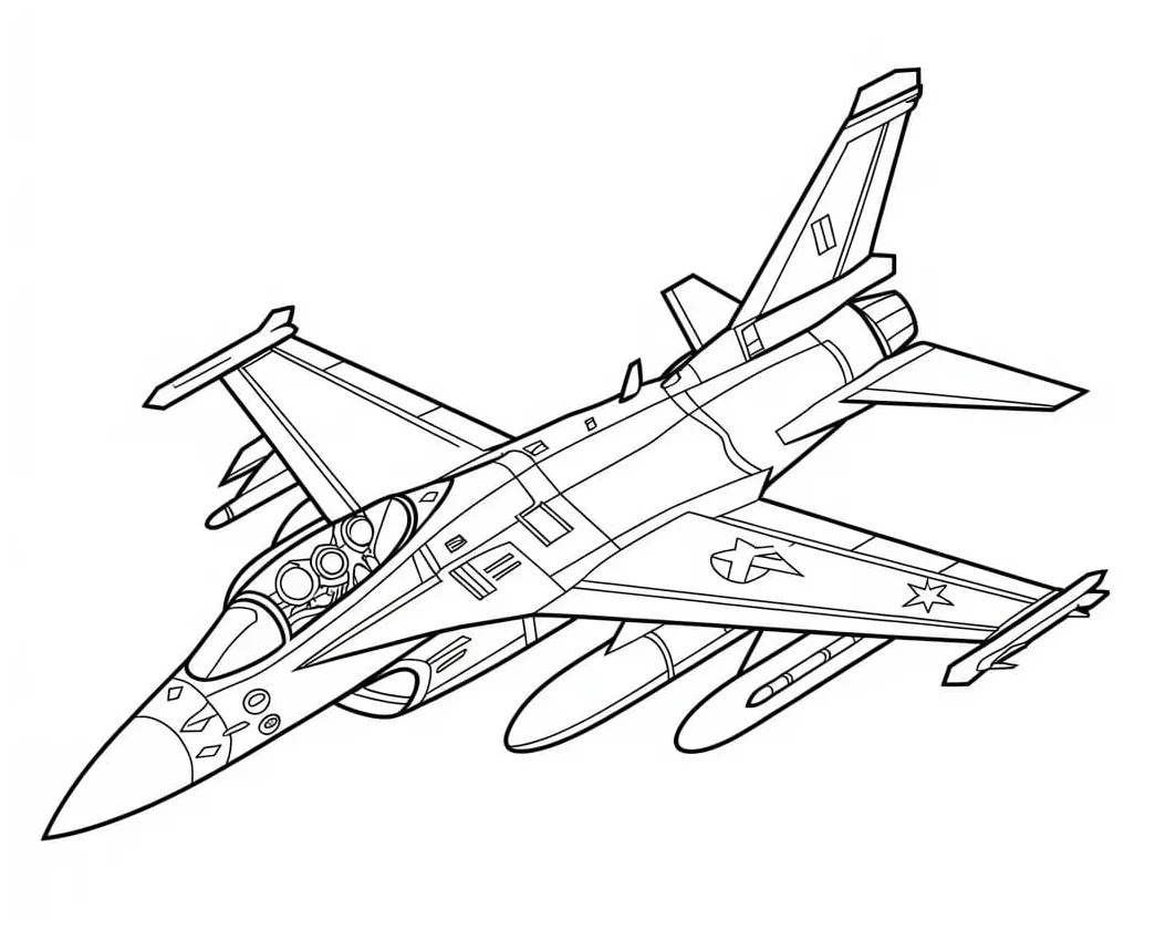 Fighter jet coloring pages coloringlib