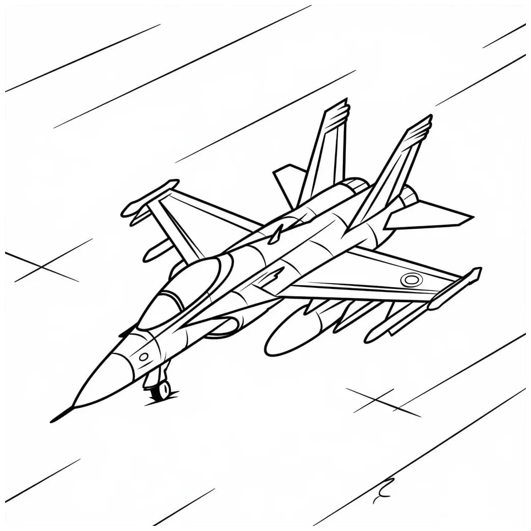 Fighter jet coloring pages coloringlib