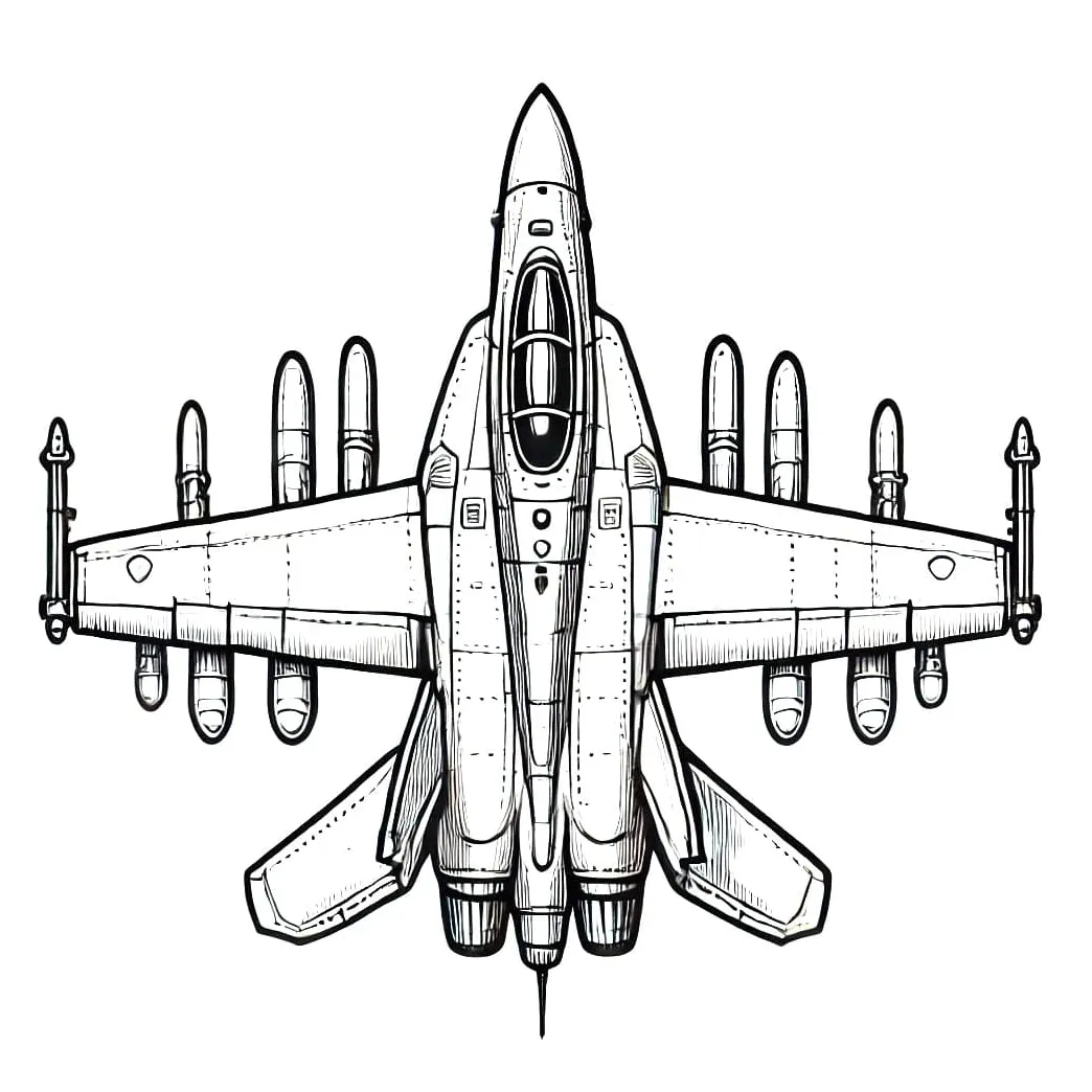 Fighter jet coloring pages coloringlib