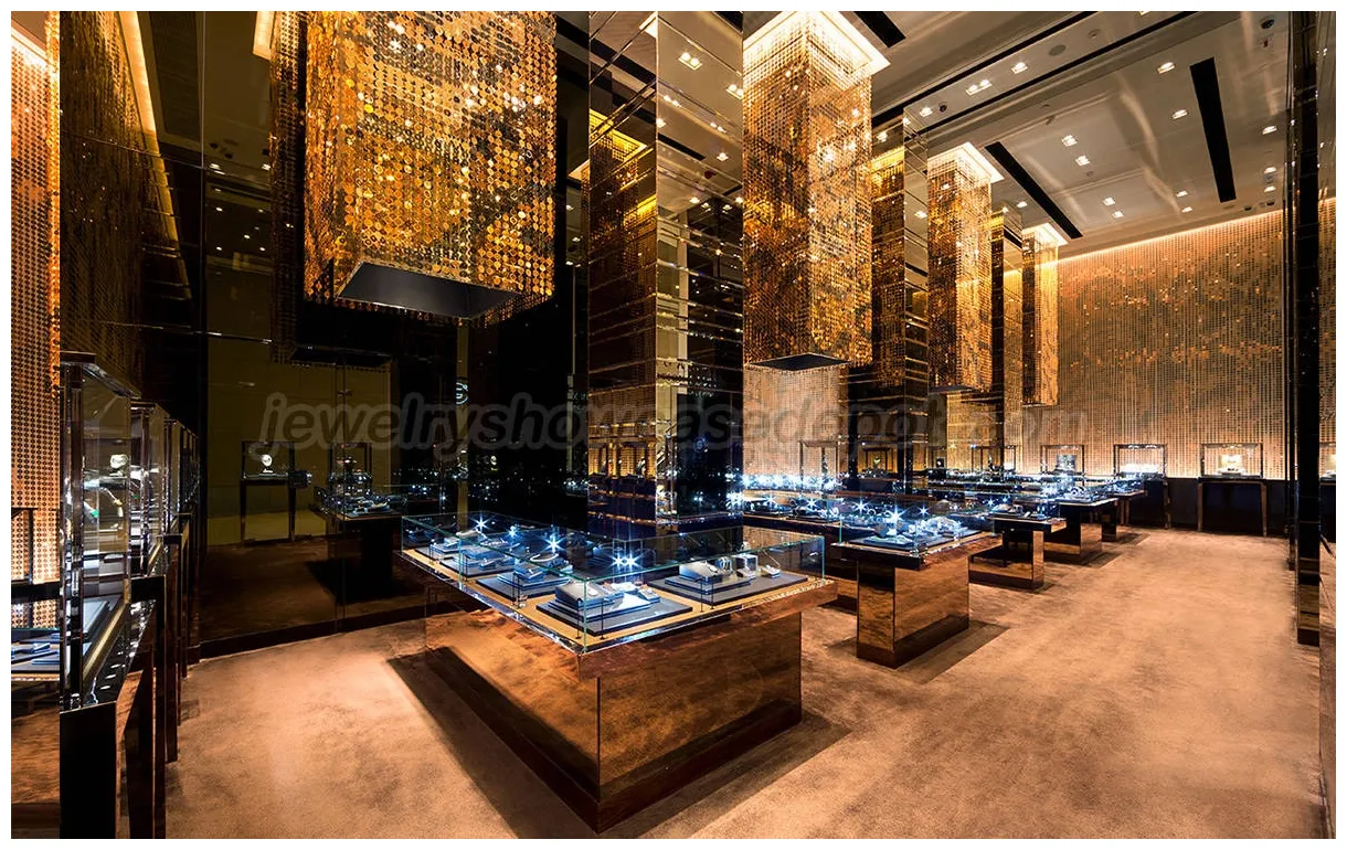 How to enhance your jewelry shop design with premium jewelry showcases