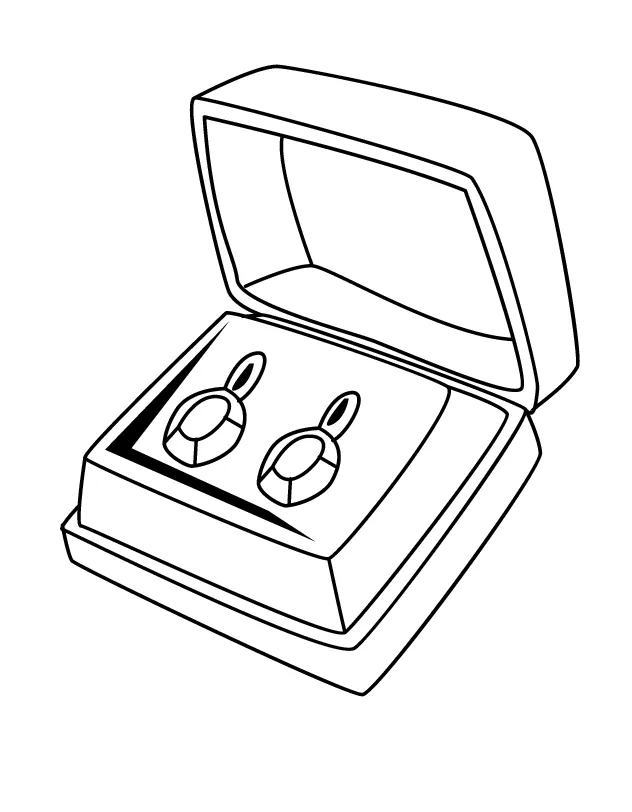 Of earrings colouring pages page 2 coloring home