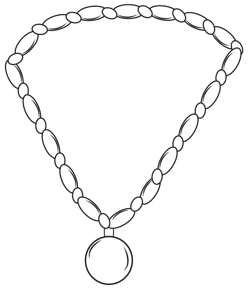Printable jewelry coloring pages & coloring book
