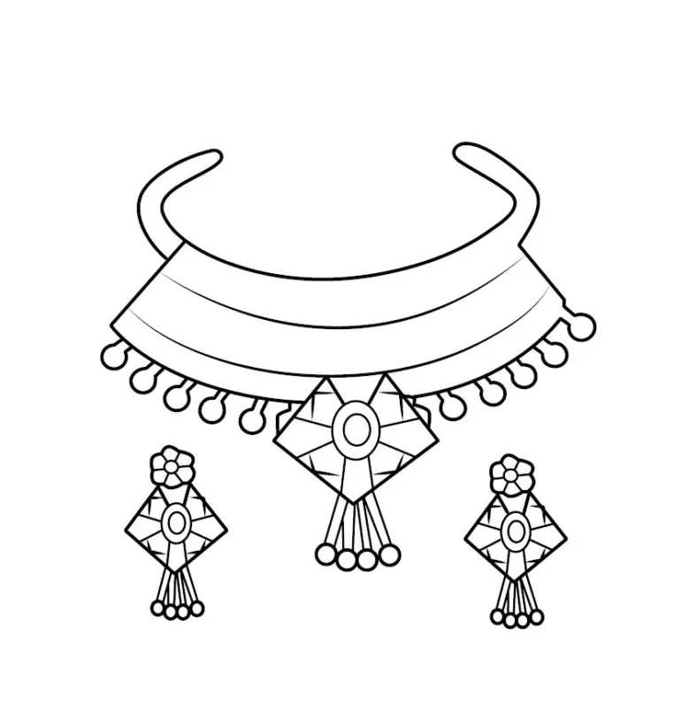 Jewelry coloring pages pr & coloring book. 6000+ coloring pages