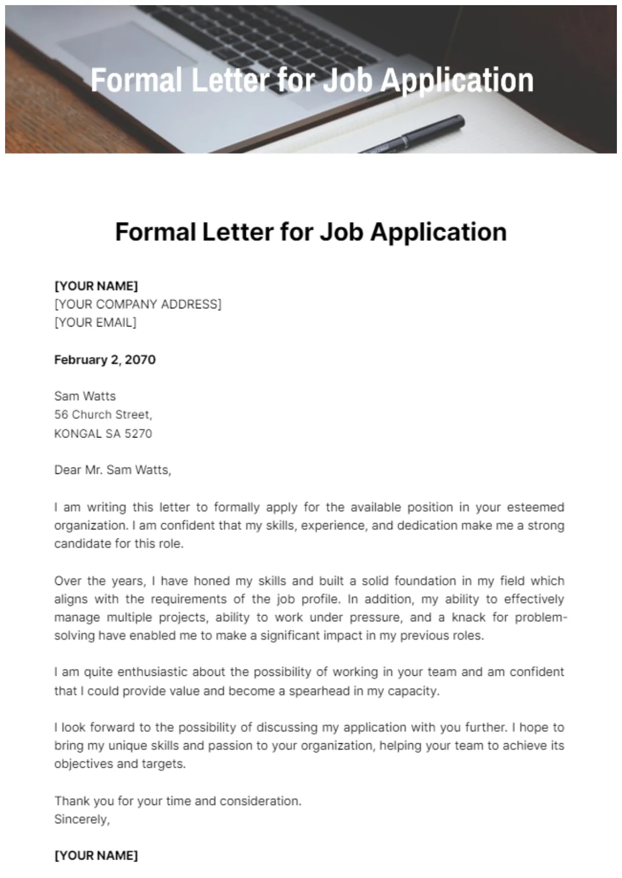 Free templates, editable and printable