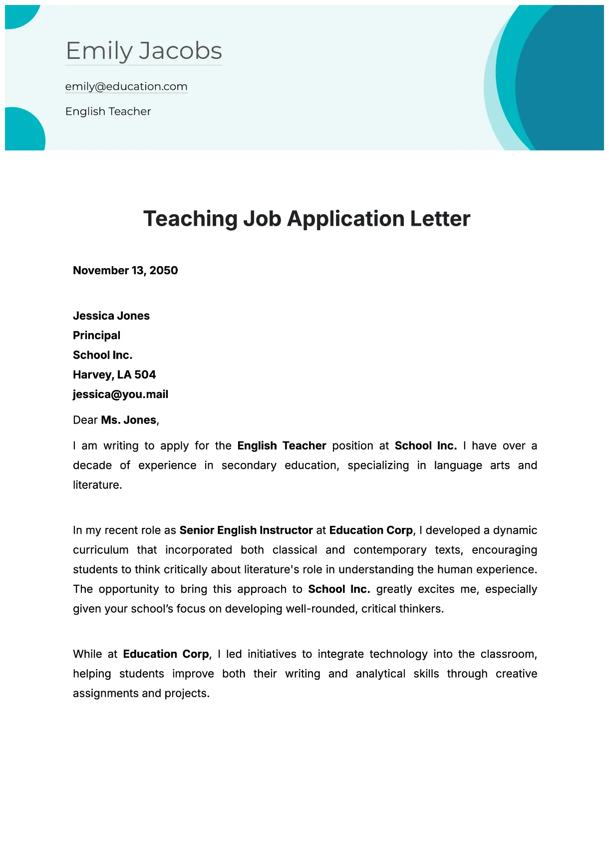 Format multimedia designer cover letter job