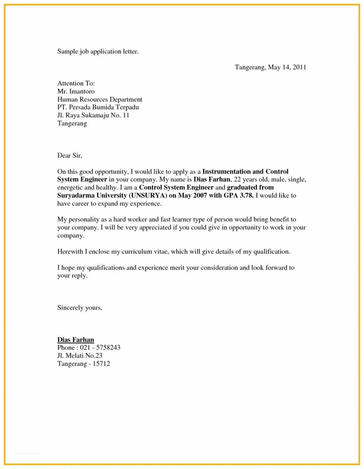 Application letter for a job vacancy mt home arts