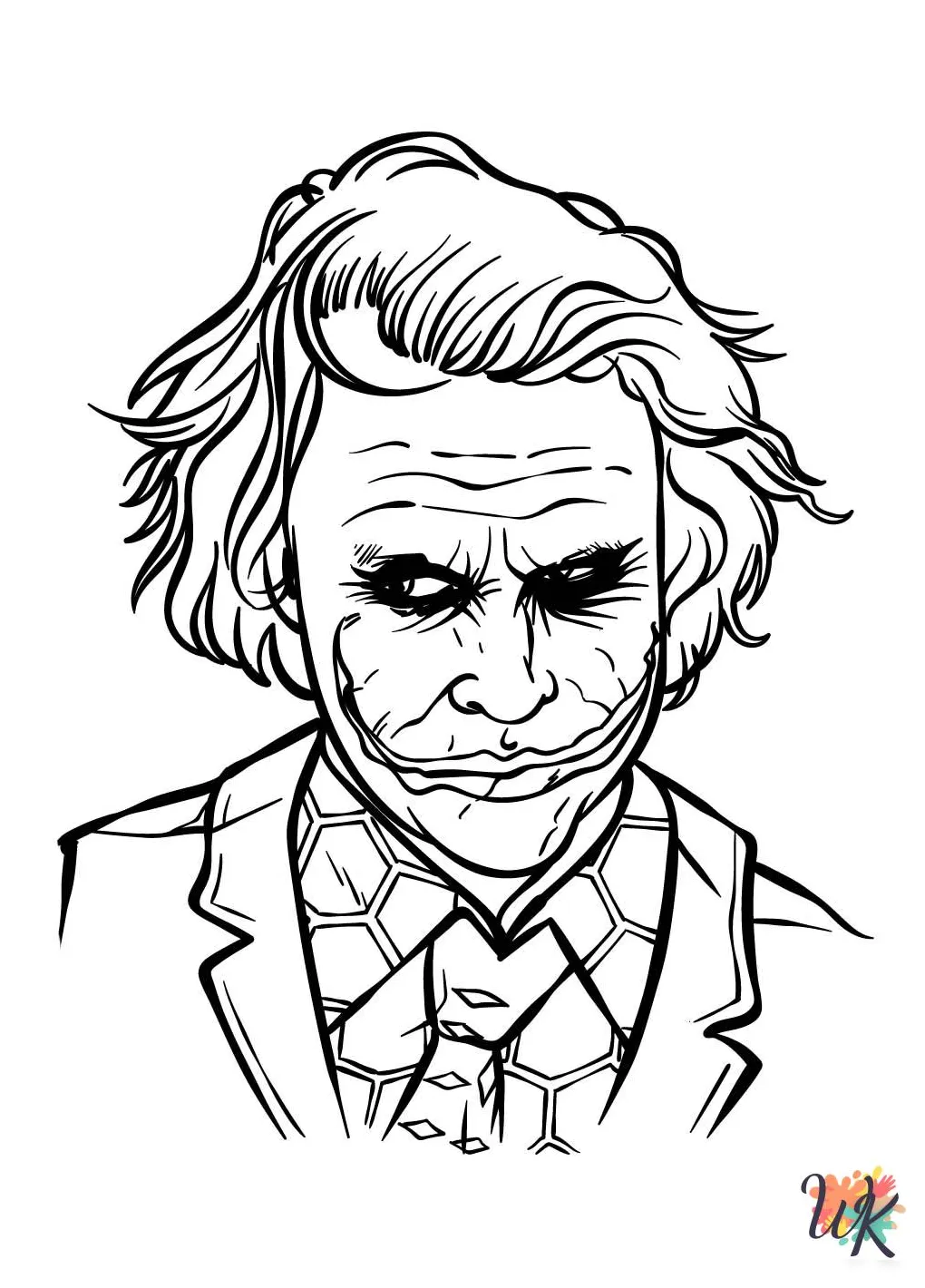 Heath ledger coloring pages