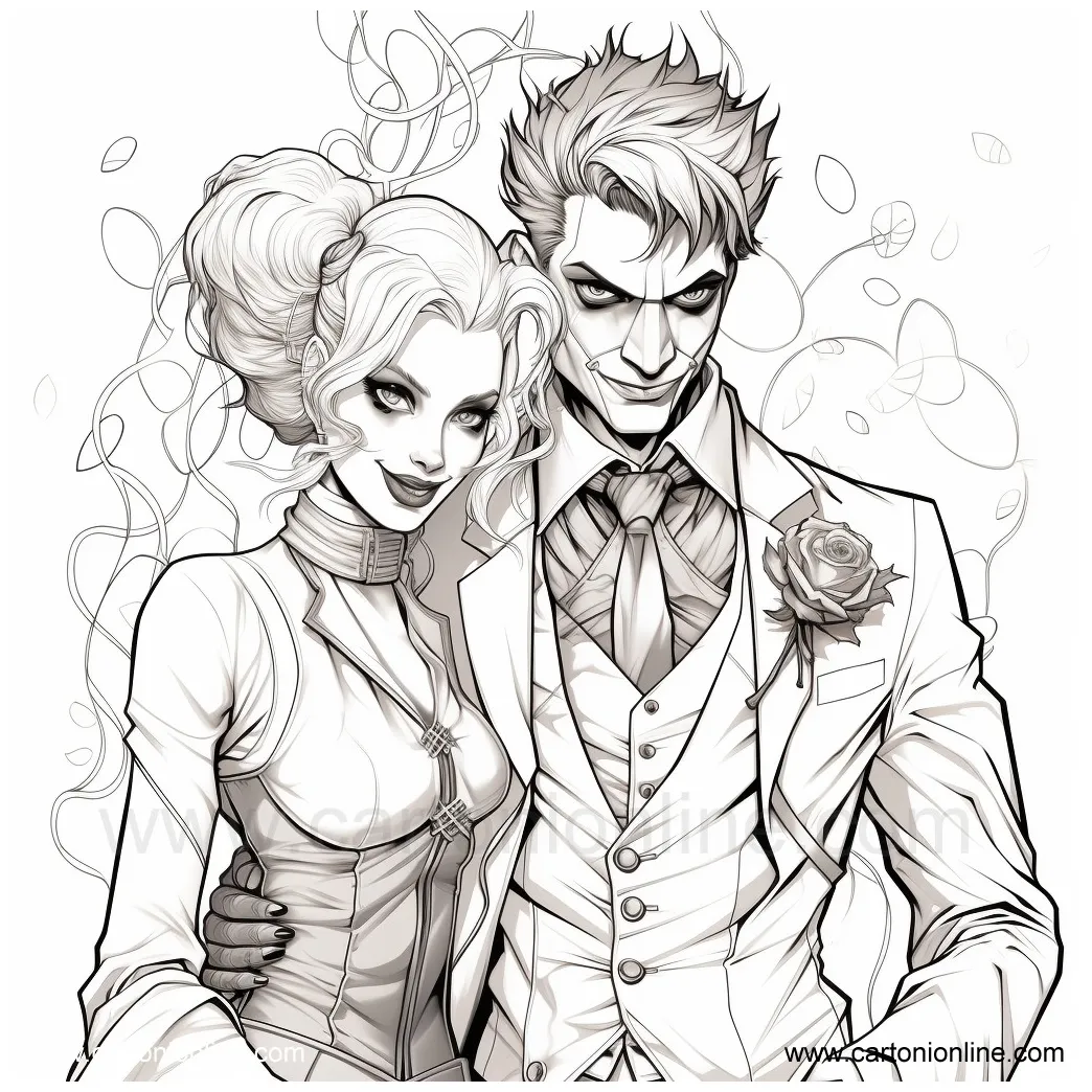 Joker 46 coloring page