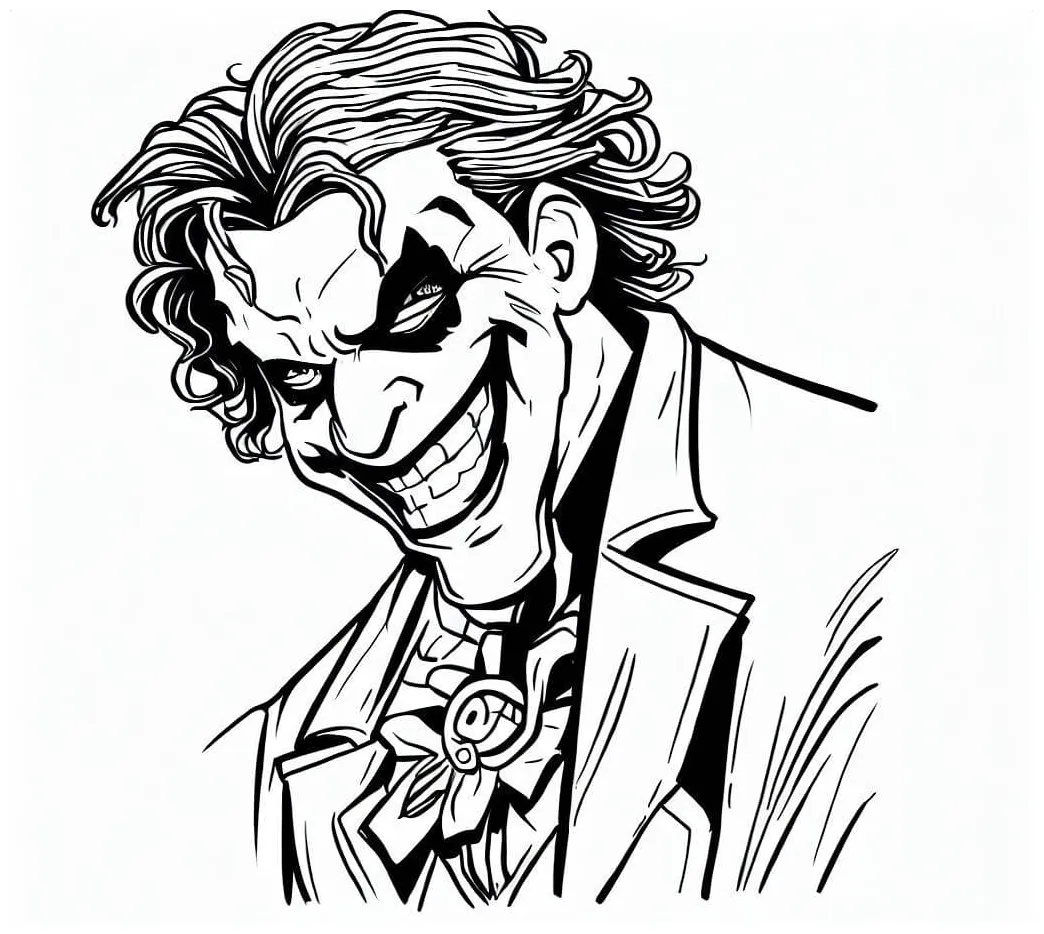 Joker coloring pages coloringlib