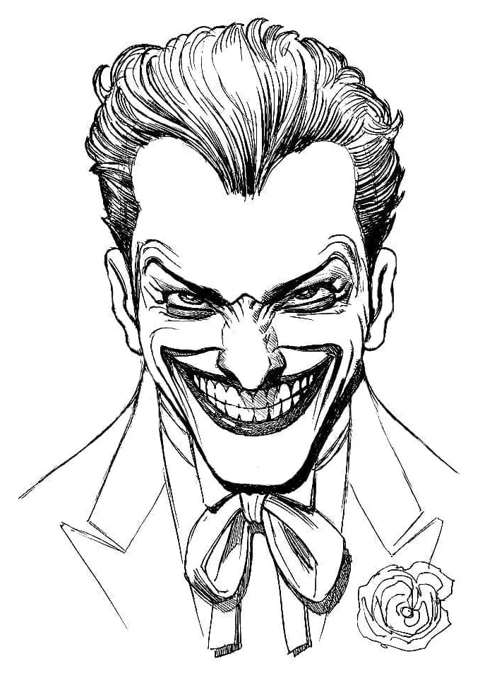 Joker coloring pages coloringlib