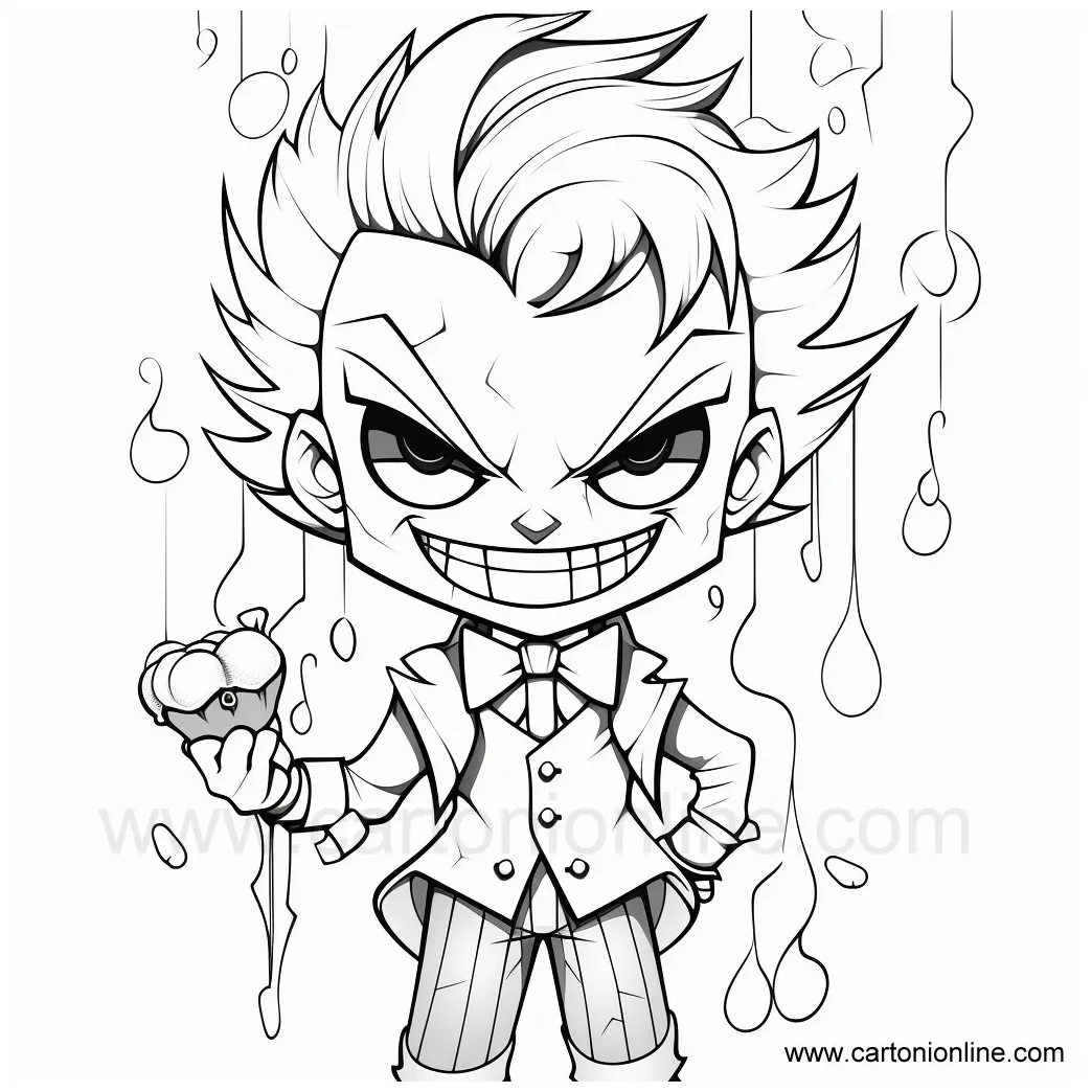 Joker 50 coloring page